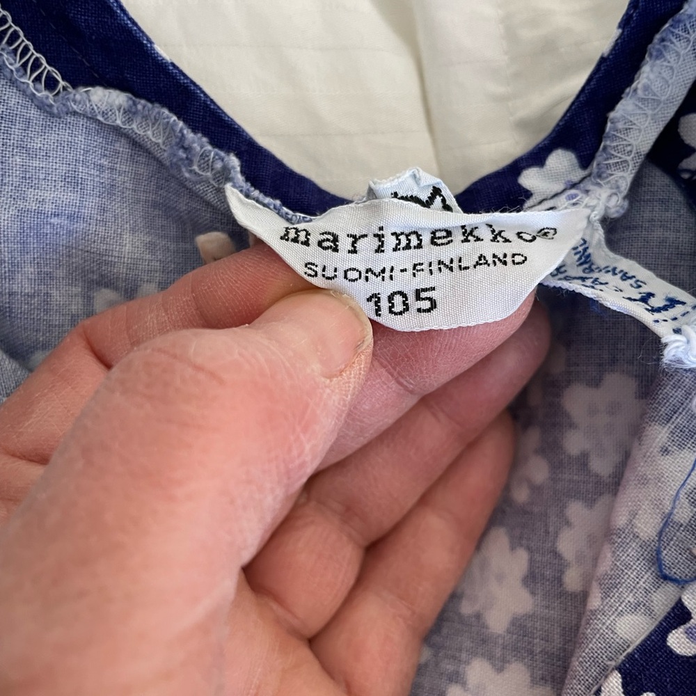 1964 Marimekko child’s dress with pockets - Picture 6 of 12